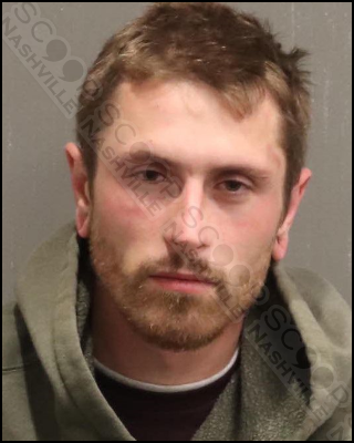 Oregon Tourist too drunk for Nashville on Christmas Eve — Brandon Bade arrested outside Rippy’s