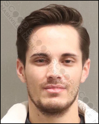 Man drives wrong way on one-way street with two flat tires, blows 0.14 BAC — Austin Boyette
