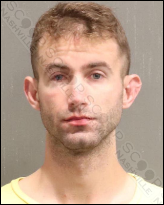 Andrew Jordan Green was arrested in the most East Nashville way possible