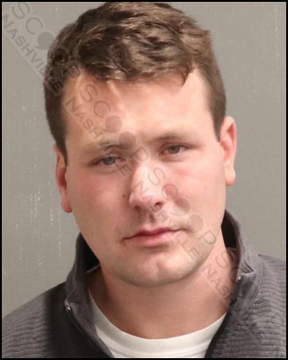 Another tourist who wasn’t prepared for Nashville’s liquor — Austin Joseph Barnes arrested