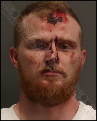 KY man Dustin Swann fights at FGL House, pushes cop in the chest, resists arrest