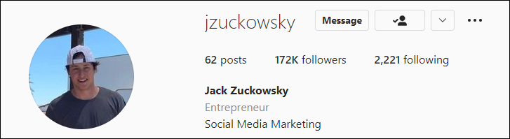 Layer Cake says Jack Zuckowsky is extorting them for $6,000 after taking their Instagram account
