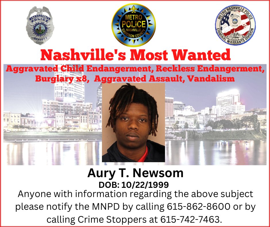 Nashville’s Weekly Top 10 Most Wanted