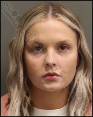 Riley Thomas jailed after knocking the glasses off a security guard’s face in downtown Nashville
