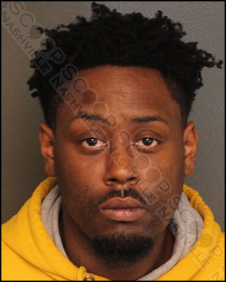 Terrell Favors booked after police investigate suspicious vehicle on Broadway