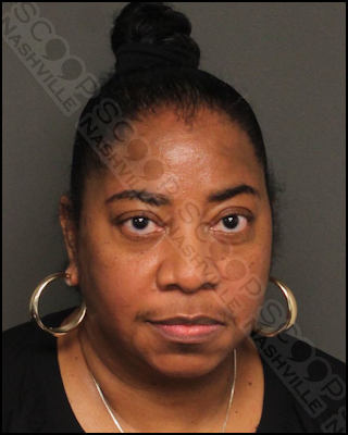 Tresia Givens drives Infiniti with stolen tags
